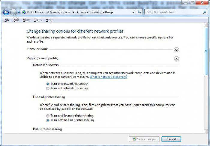 Repor as definições de rede para o Windows 7