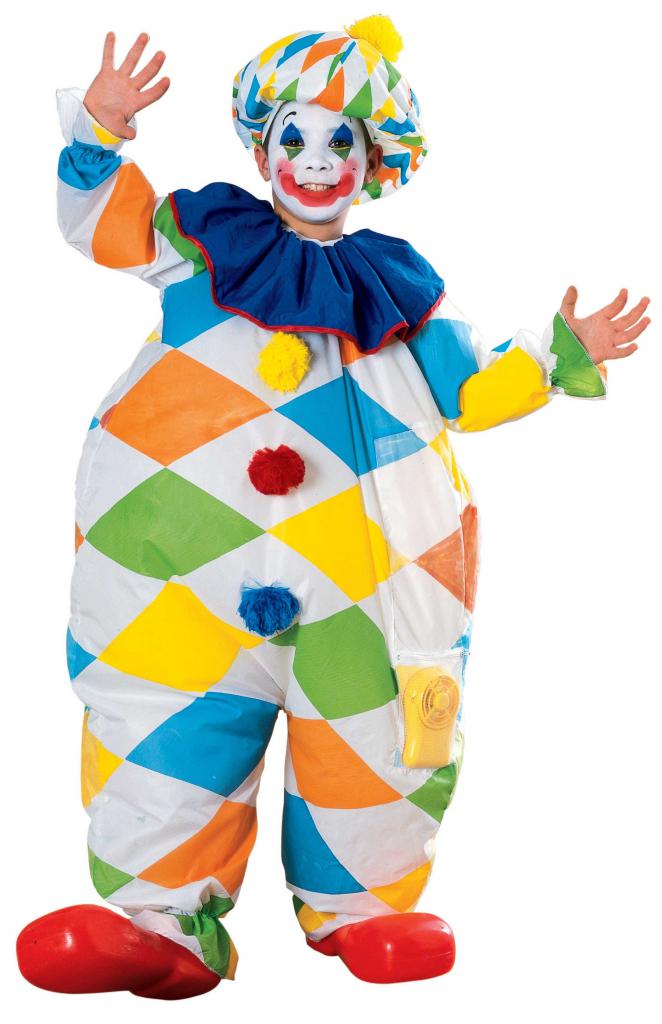Clown-Kostüm mit den Händen