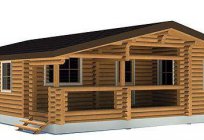 O projeto banhos de madeira, com um terraço: características e recomendações