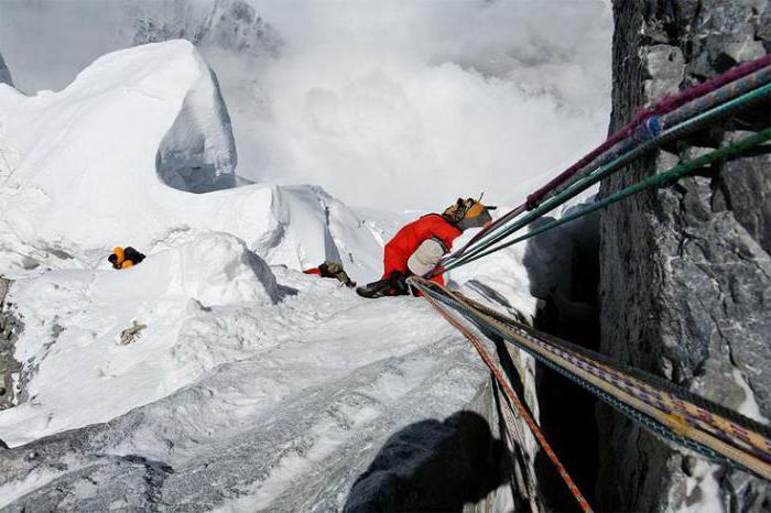 Everest escalões de hillary