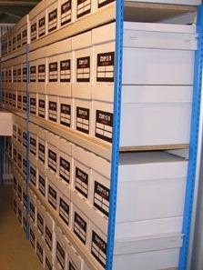 o armazenamento de documentos