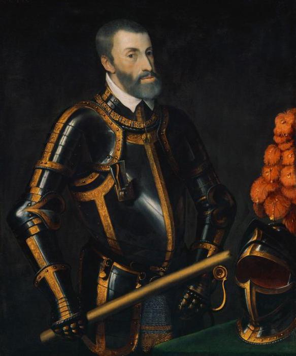 the king of Spain and Holy Roman Emperor