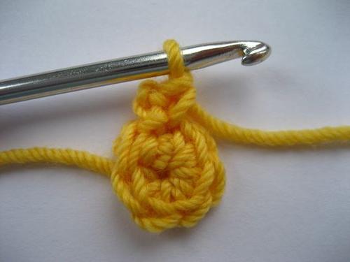 knit crochet flowers diagrams