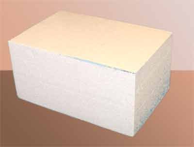 polystyrene block