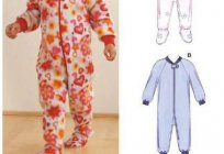 Padrão pijama infantil para meninos e meninas: a descrição do circuito e recomendações