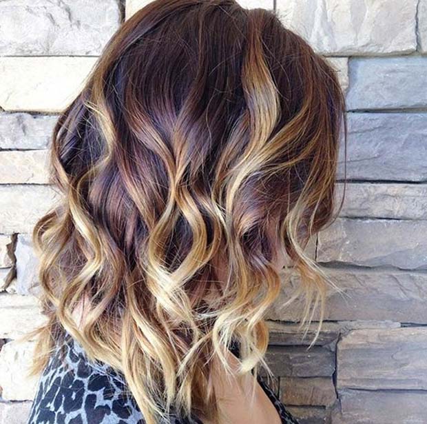Ombre on brown hair