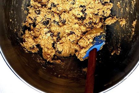 la receta de las galletas de avena con frutos secos