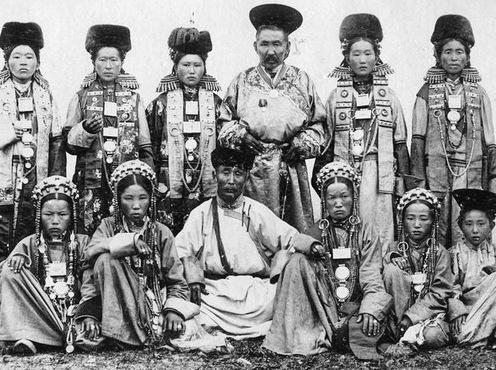national costume Buryats