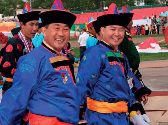 what is the national costume of the Buryat