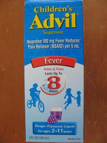 Advil उपयोग के लिए निर्देश बच्चों