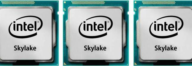 процессор इंटेल कोर skylake