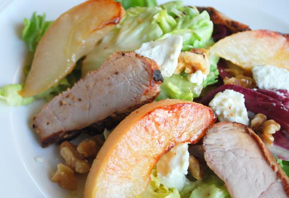 baked pork with pears