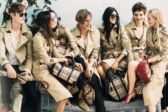 style Burberry clothing