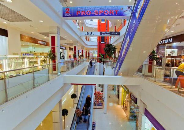 shopping centres of Krasnoyarsk
