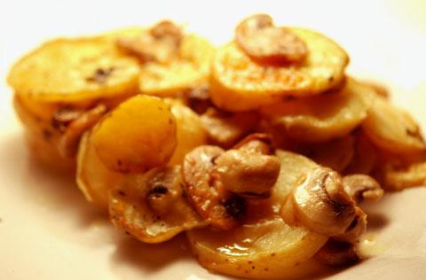 mantar ile patates мультиварке yemek tarifleri