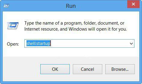 how to go to startup XP