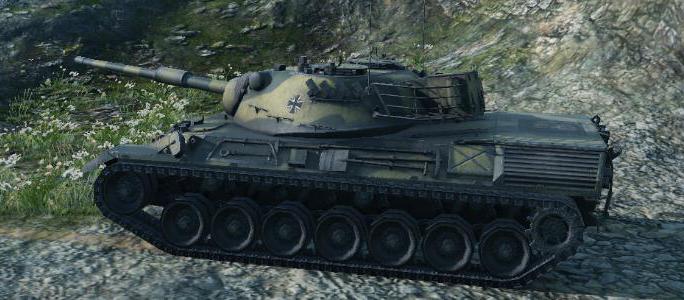 übersicht des Panzers Leopard 1