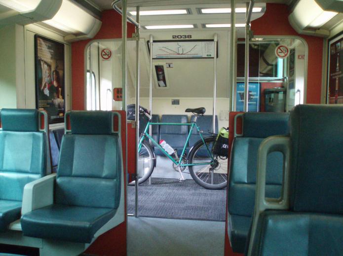 велосипед в метро правила