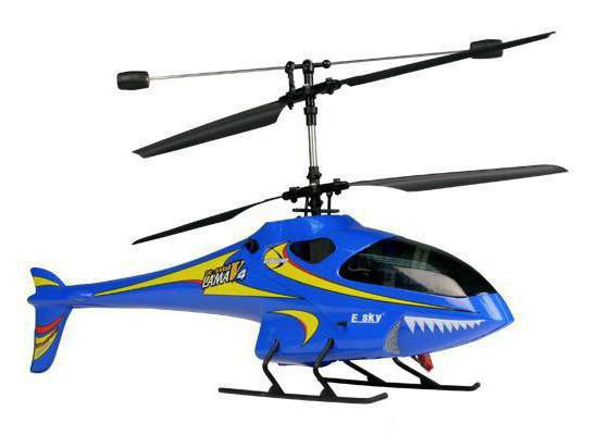 RCモデルをヘリコプター