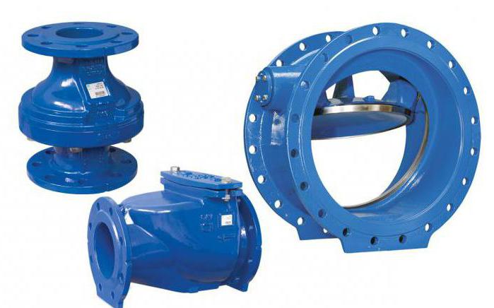 check valve for sewage with their hands