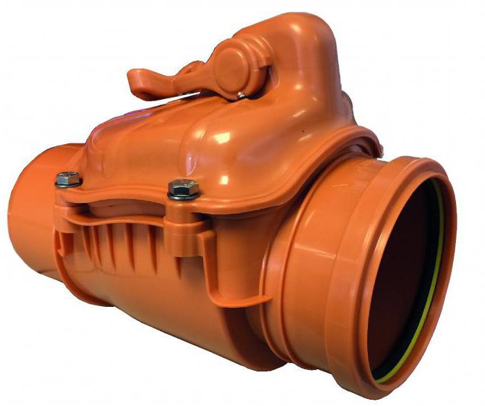 check valve for sewage PVC