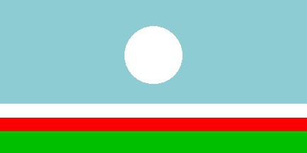 Wappen und Flagge Jakutien