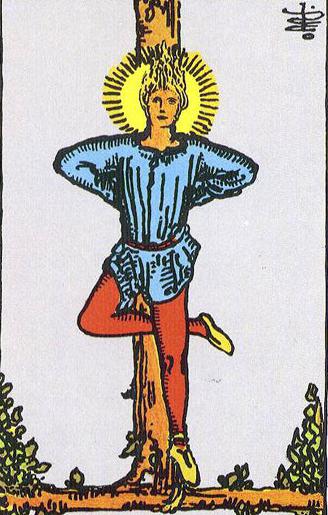 the hanged man is a combination of Tarot