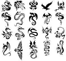 tatuaże smoki szkice