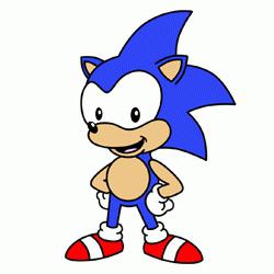 wie zeichnet man Sonic