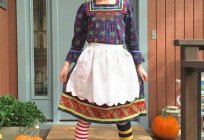 How to sew a costume Pippi Longstocking with your hands?