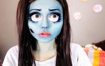 how to make makeup corpse bride