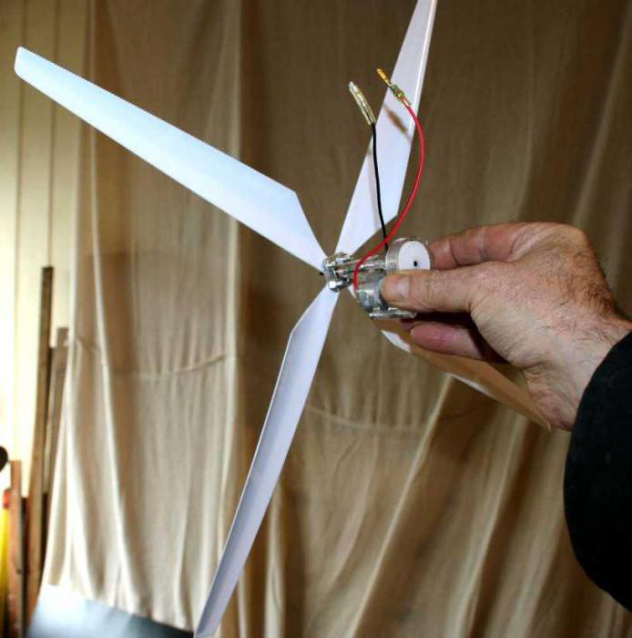 how to make a wind generator with their hands