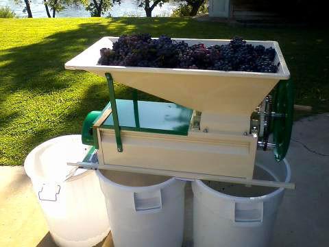 trituradora de uva