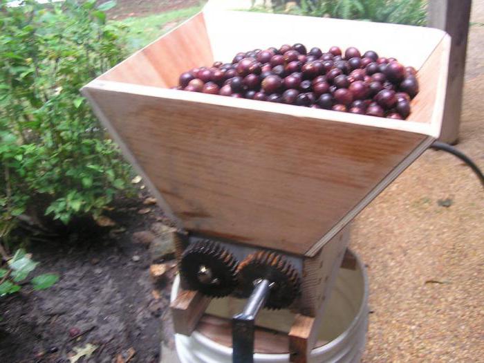 trituradora manual de uva