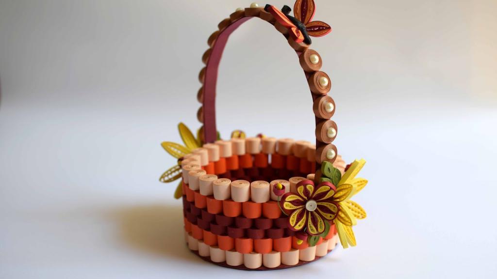 basket with butterfly