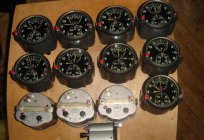 Aviation watches with a stopwatch Achs-1 on the dashboard