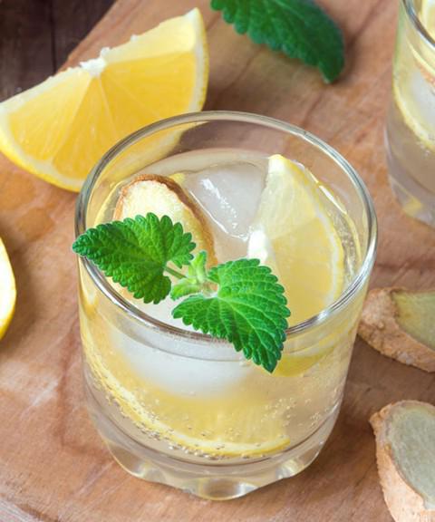napój bazylia z cytryną