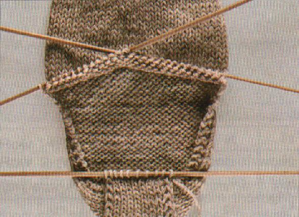 如何编织一个脚趾袜子编织