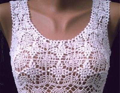 Lasunya crochet blouse for the summer