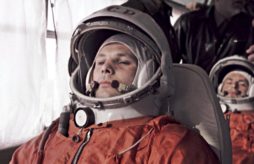 Gagarins Flug in den Weltraum