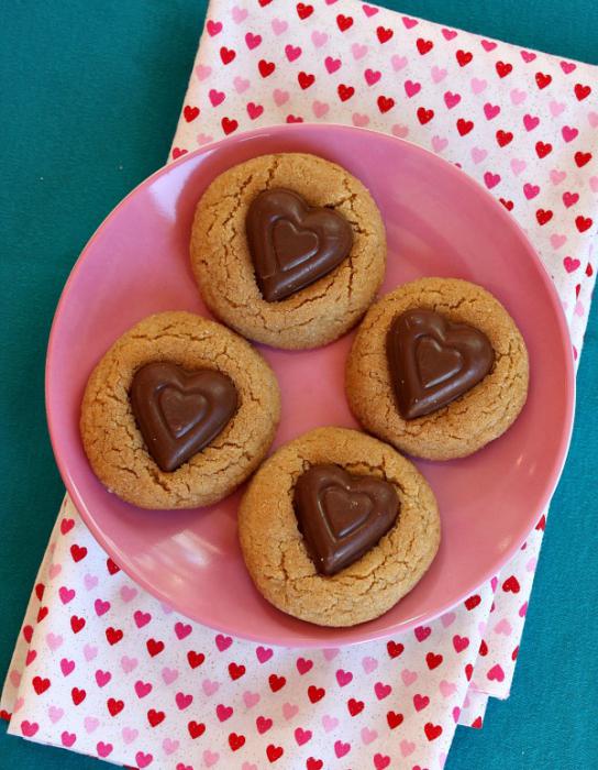 Cookies de biscoito para o dia dos Namorados