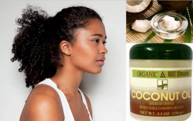 如何使用椰子油的头发