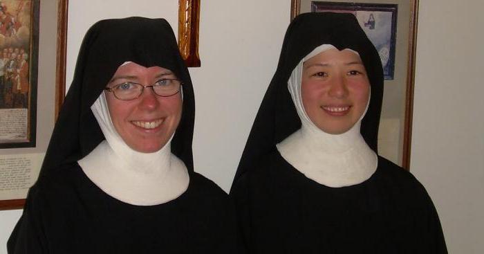 os votos monásticos no convento