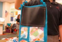 Wir basteln Taschen für Spind im Kindergarten