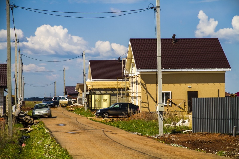 "Inicio de la Hacienda" - el poblado de villas en izhevsk
