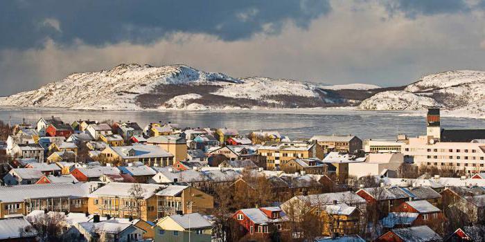 die Stadt Kirkenes Norwegen