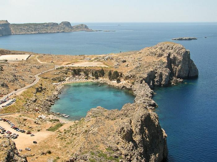 جزيرة رودس اليونان خريطة