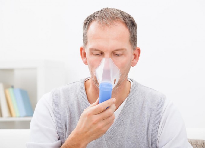Inhalation bei Bronchitis