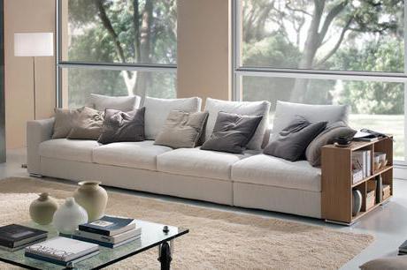 Linear Italian sofa