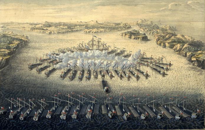 the year of the battle of Cape Gangut